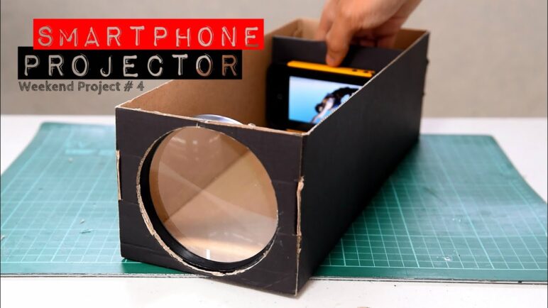 Build A Smartphone Projector! (Using Shoebox)