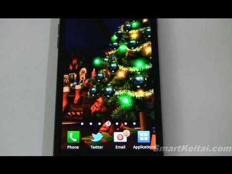 Christmas HD Live Wallpaper for Android   (Reviewed on Sprint Galaxy S II)