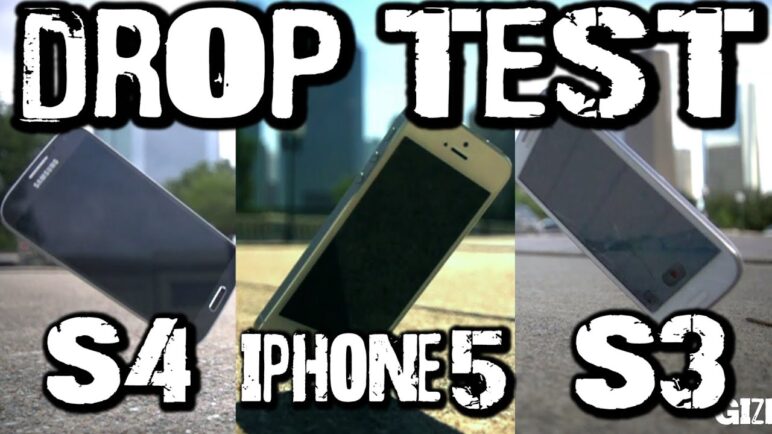 Drop Test: Galaxy S4 vs iPhone 5 vs Galaxy S3