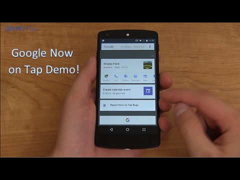Google Now On Tap Demo: Android M Dev Preview 3