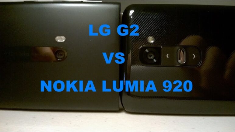 LG G2 VS NOKIA Lumia 920 (Camera & Audio Comparison 2)