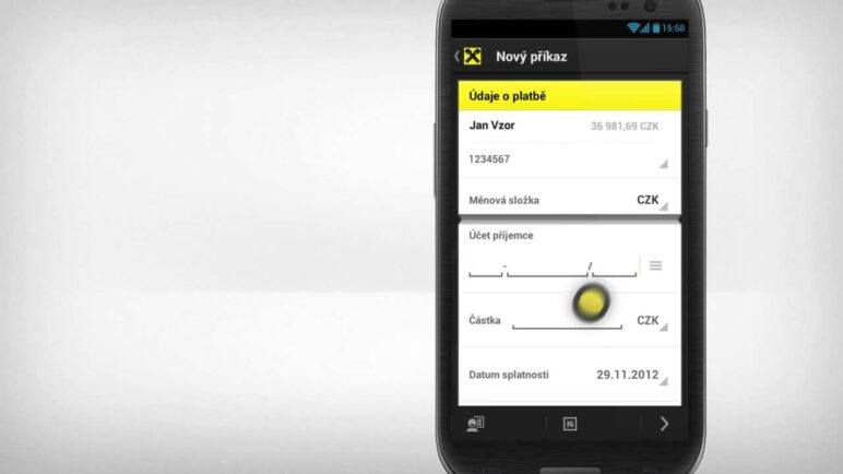 Mobilní eKonto - Platba - Android