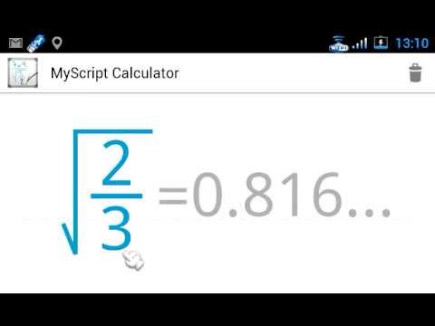 MyScript Calculator: Kalkulačka bez tlačítek
