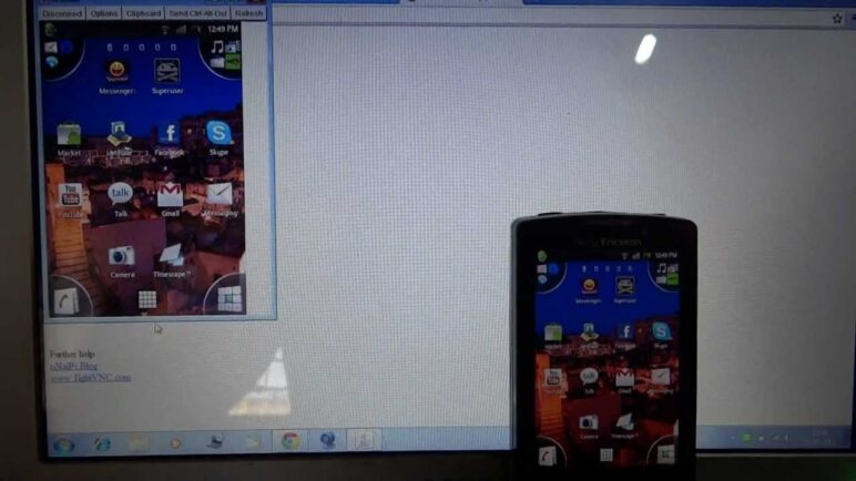 Remote your Android from PC with Droid VNC Server