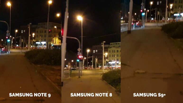 Samsung Galaxy Note 9 vs. Galaxy Note 8 vs. Galaxy S9+ - Test kvality videa - SvetAndroida.cz