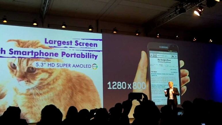 Samsung Galaxy Note Presentation at IFA 2011