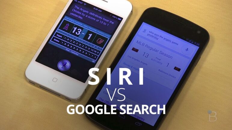 Siri vs. Google Search (Jelly Bean)