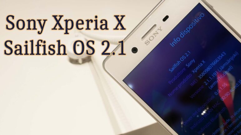 Sony Xperia X with Sailfish OS 2.1 #MWC17